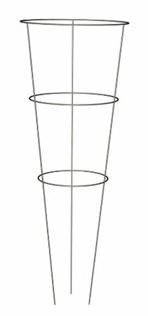 myGarden - Tomato Cage - Galvanized 3 Rings 3 Legs 33"x12"