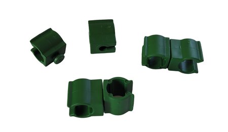 myGarden - Double Clip Joint for Crop Cover Hoop Tunnel 11mm dia