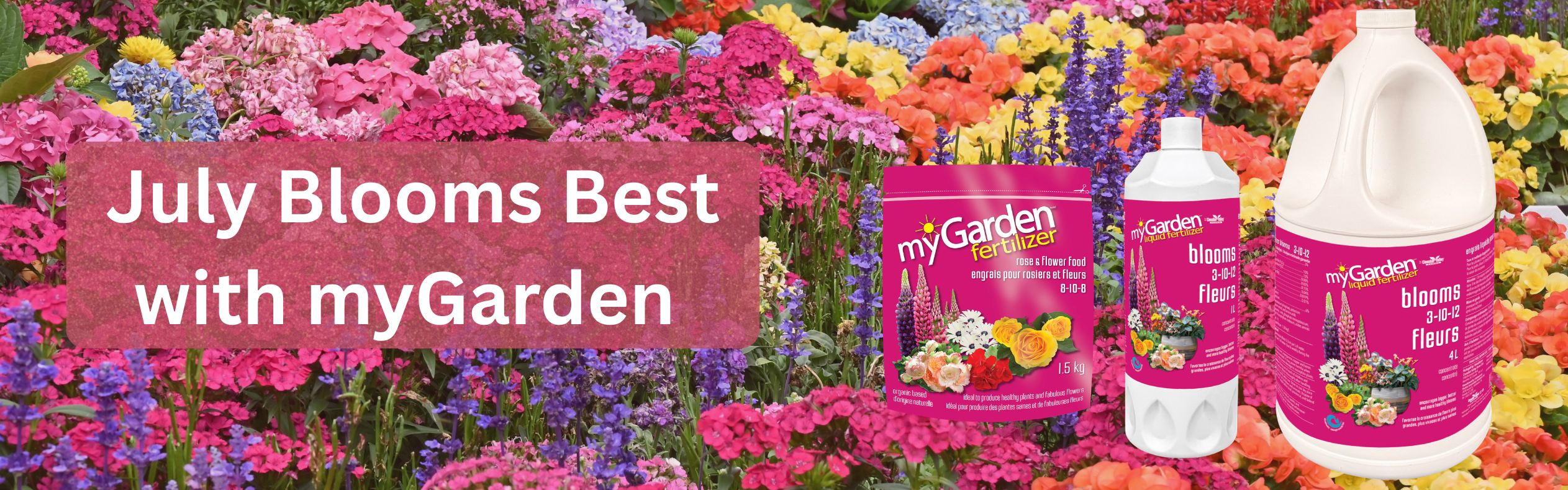 Blooms Liquid and Granular Fertilizer - myGarden 